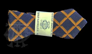 Master's Square Masonic Slim Bowtie - Dark Blue