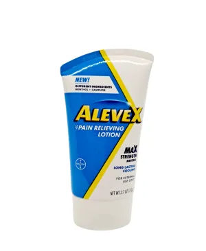 Aleve X Pain Relieving Lotion Max Strength Menthol /2.7oz