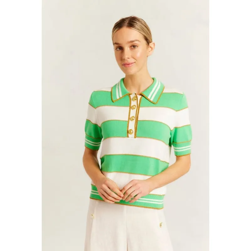 Amalfi Polo Top | Meadow