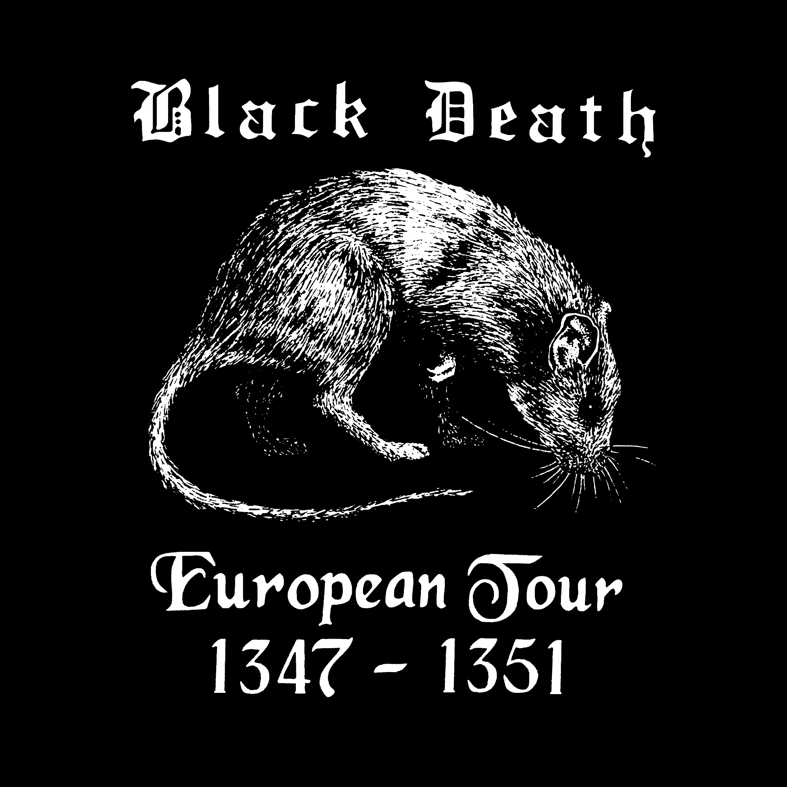 Black Death European Tour Slim Fit Tee