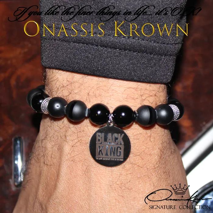 Black King Bead Bracelet