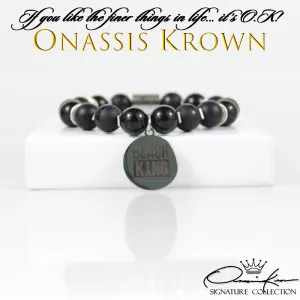 Black King Bead Bracelet