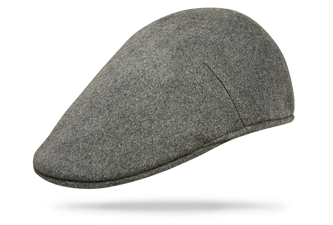 Cashmere Driving Cap - Grey