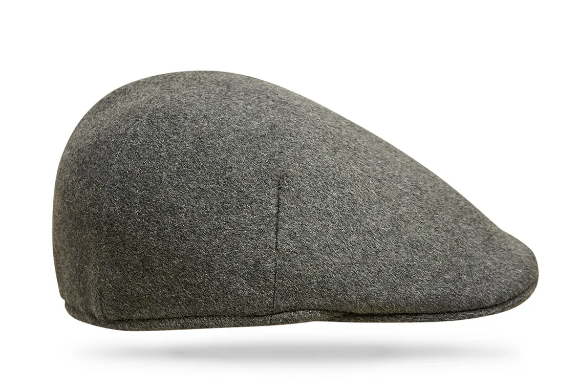 Cashmere Driving Cap - Grey