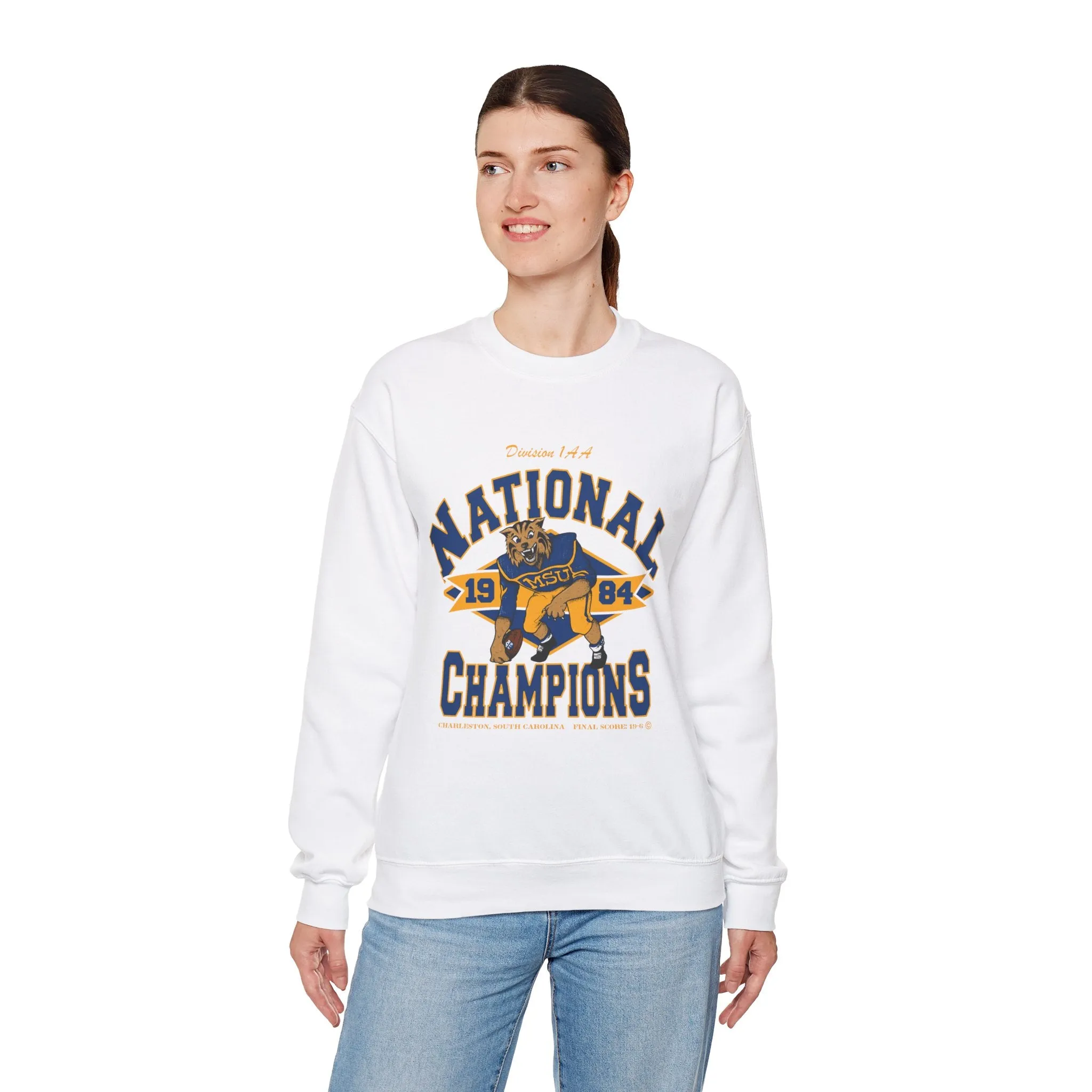 Cat's Natty Champs - Unisex Heavy Blend™ Crewneck Sweatshirt