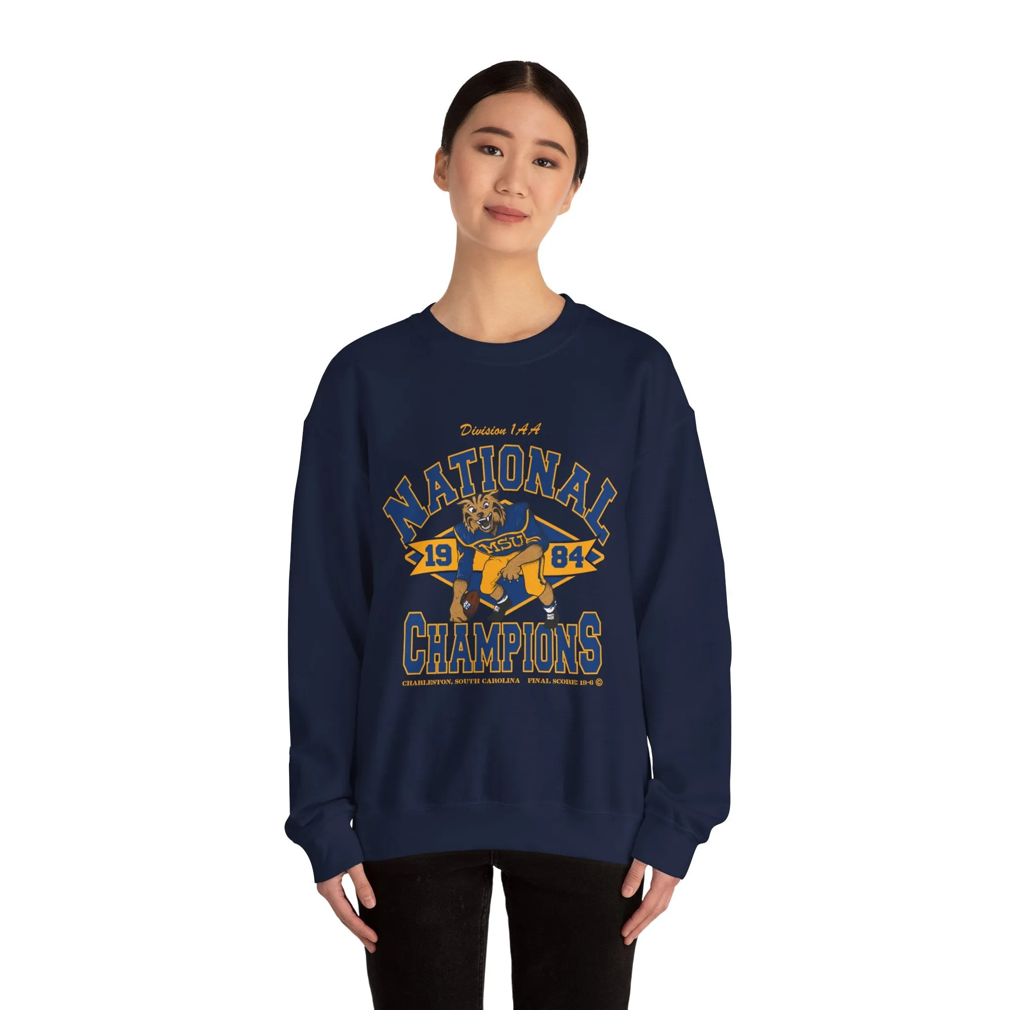 Cat's Natty Champs - Unisex Heavy Blend™ Crewneck Sweatshirt