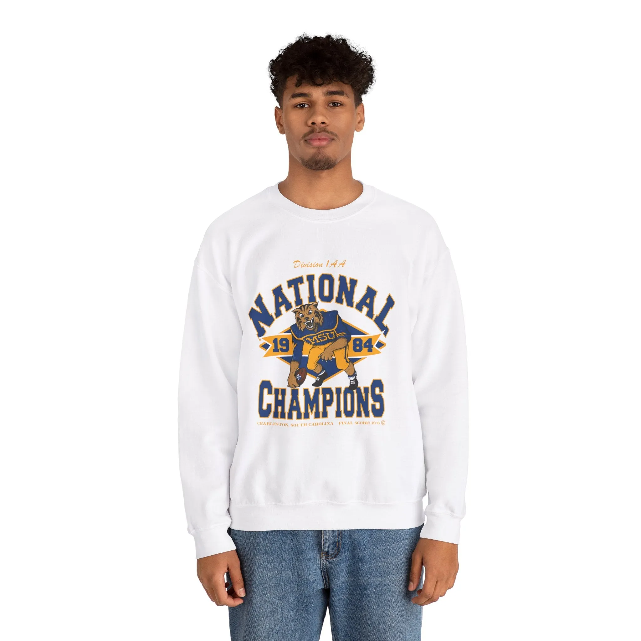 Cat's Natty Champs - Unisex Heavy Blend™ Crewneck Sweatshirt