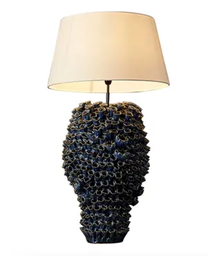 Ceramic Coral Table Lamp Base - Blue