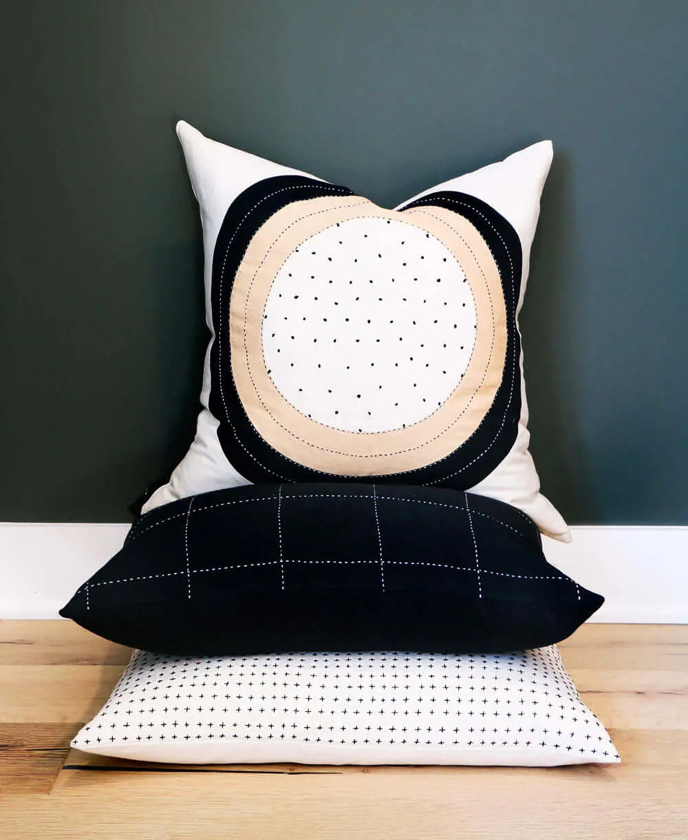 Eclipse Dot Throw Pillow