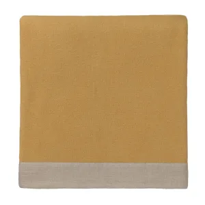 Fyn Wool Blanket [Mustard & Natural]