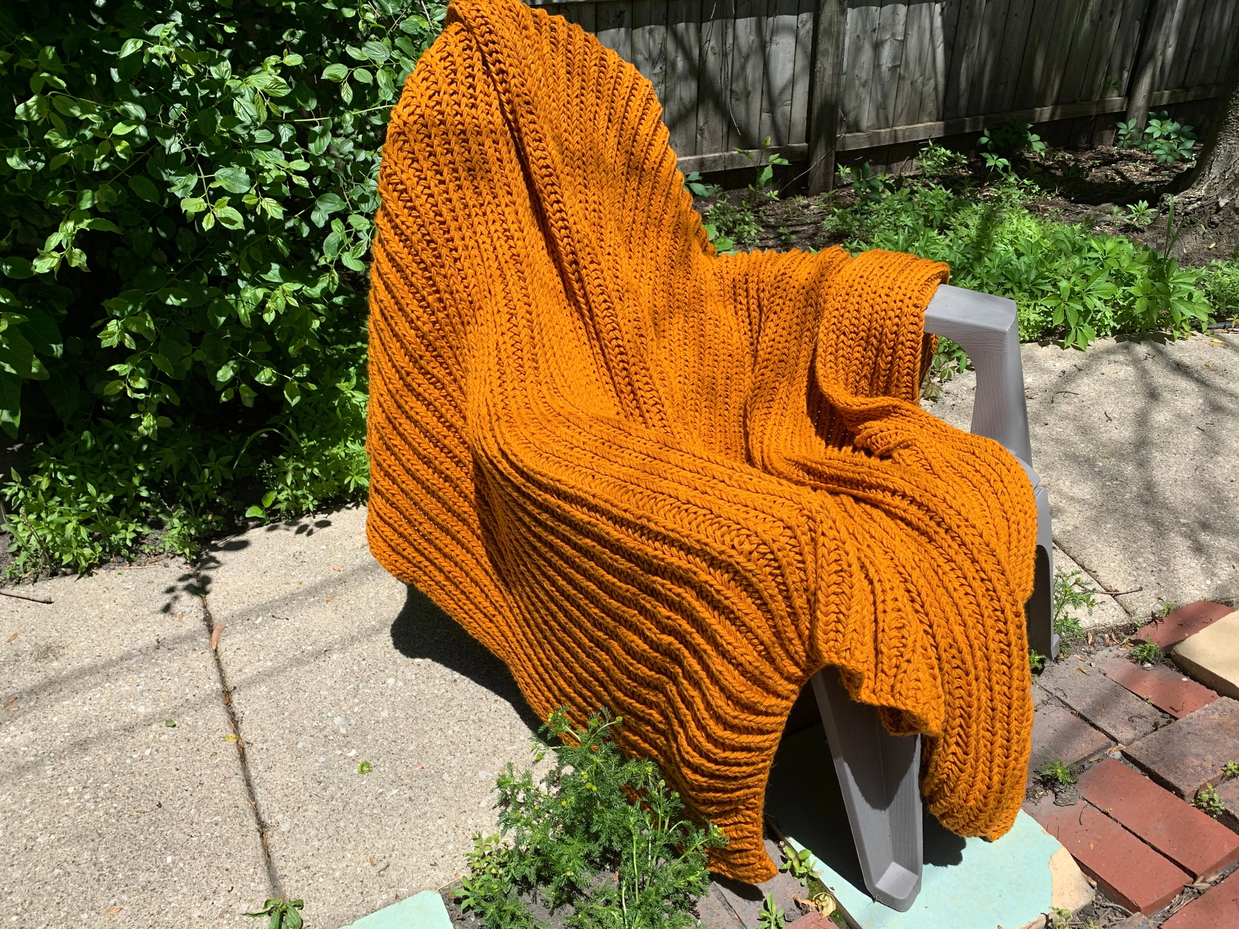 Hand Knit Blankets and Throws