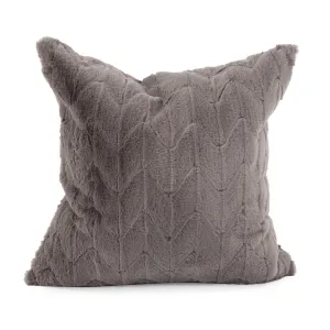 Howard Elliott Collection 20 x 20 Angora Stone Pillow  - Down Insert