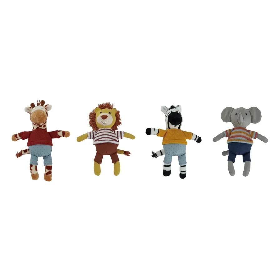 Little Animals in Sweaters Soft Dolls