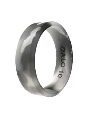 Men's Natural Stone Modern Silicone Ring