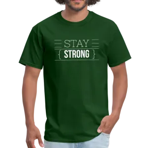 Men's T-Shirt, Stay Strong  Short Sleeve Graphic Tee