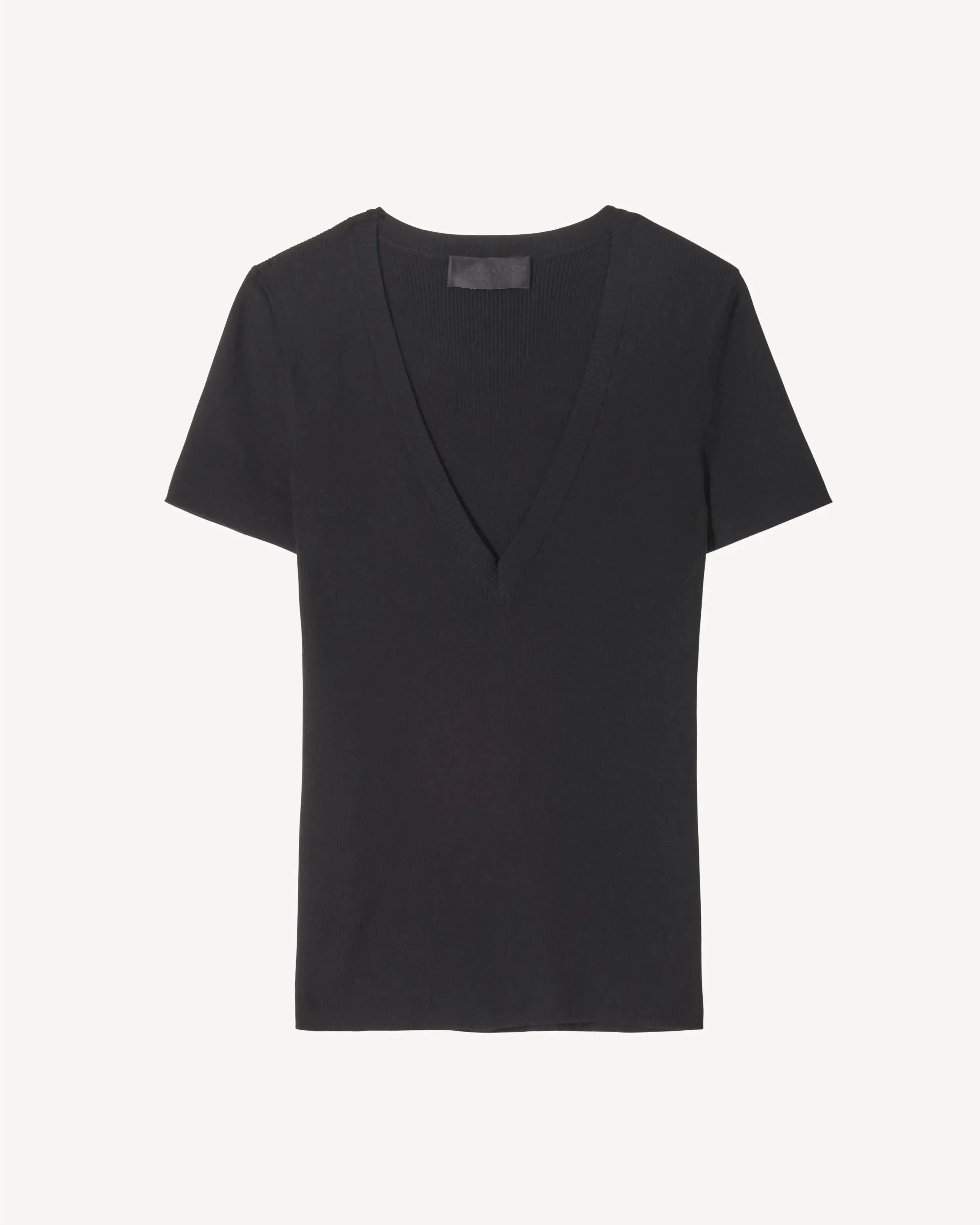 Nili Lotan - Italia Knit tee in black