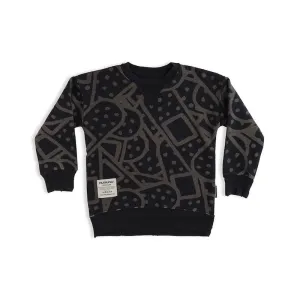 NUNUNU Bandaid Sweatshirt Black