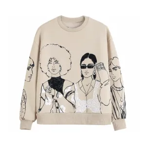 Pre Order:  Fashionable Crew Cotton Sweatshirt