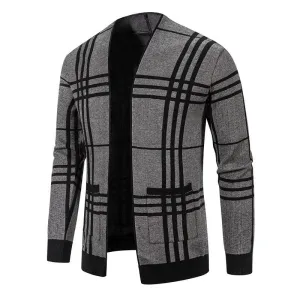 Slim Fit Fashion Personality Men's Sweaters Coat