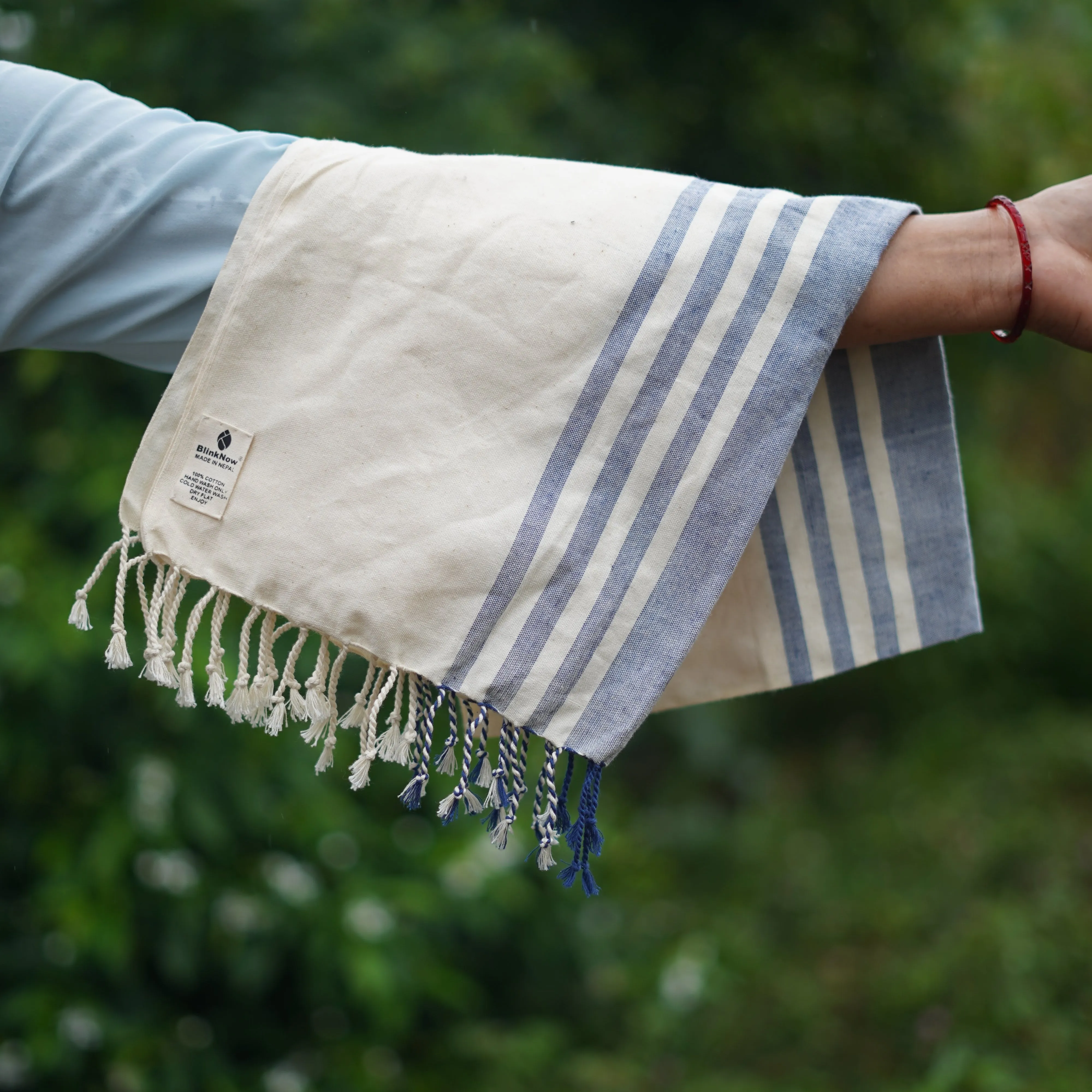 Vertical Striped Tea Towel