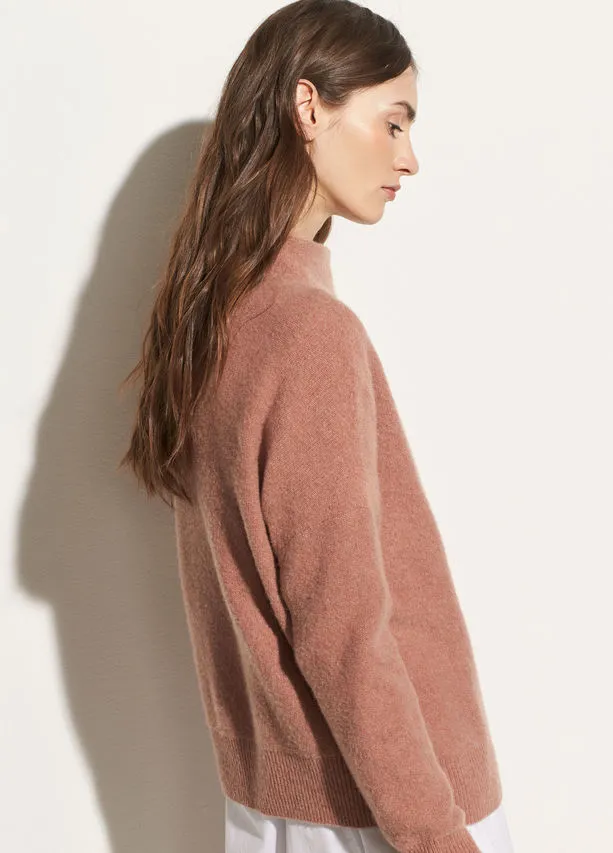 Vince Funnel Neck Sweater Vintage Rose